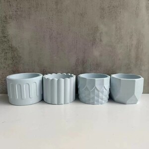 Round flower pot silicone mold for resin Gypsum cement plaster clay, Plant pot Mold, Storage Box Resin Molds, DIY Gypsum flower pot Molds