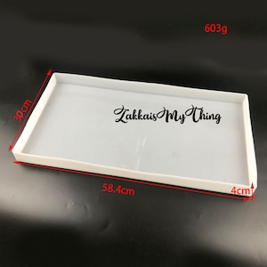 22x12x1.57 inches Reusable Silicone Mold, Large Tray Resin Mold, Rectangle Resin Molds, Rolling Tray Mold, Table Mold Board Forms Crafts Art