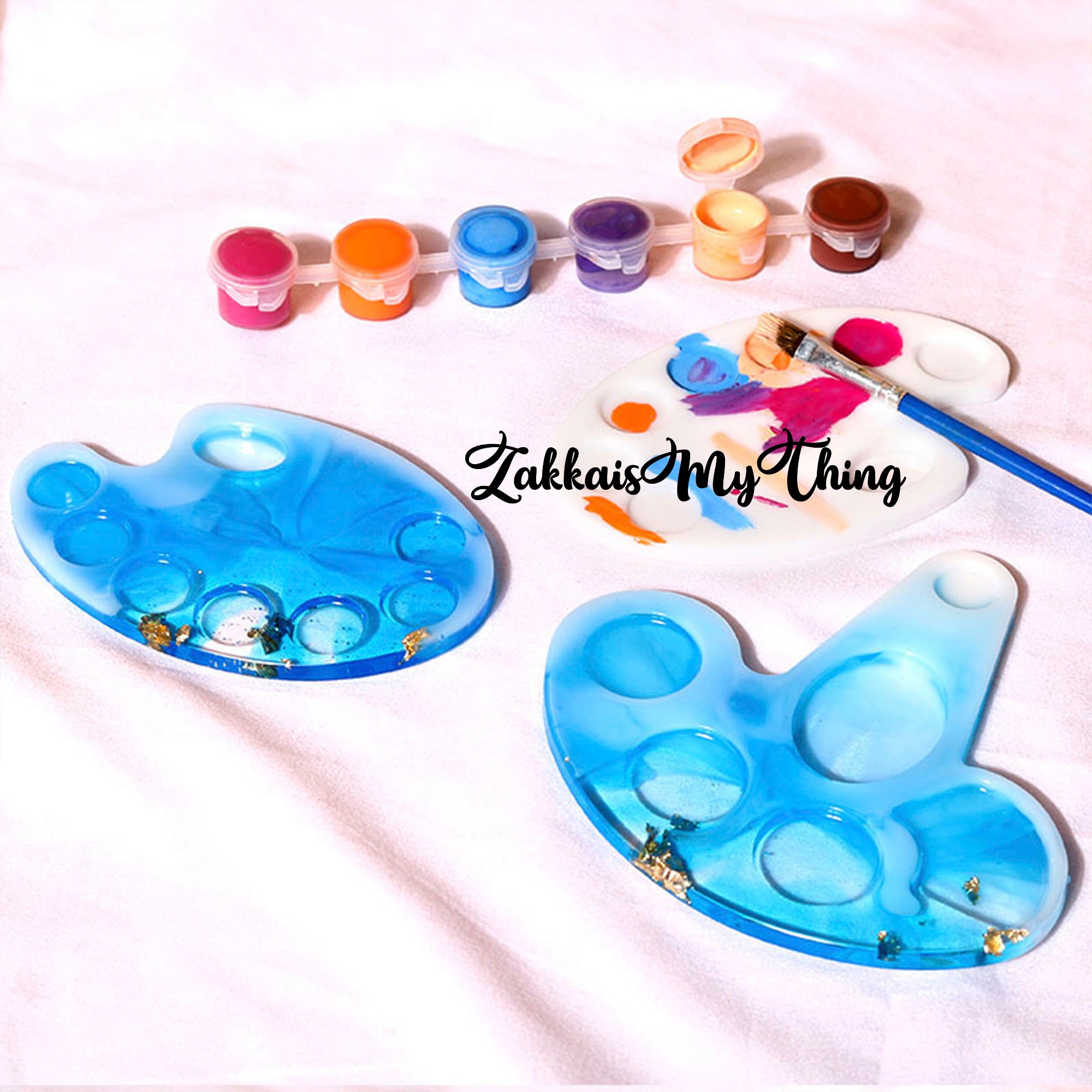 Paint Palette Resin Mold Silicone Mold for Resin Palette Etsy