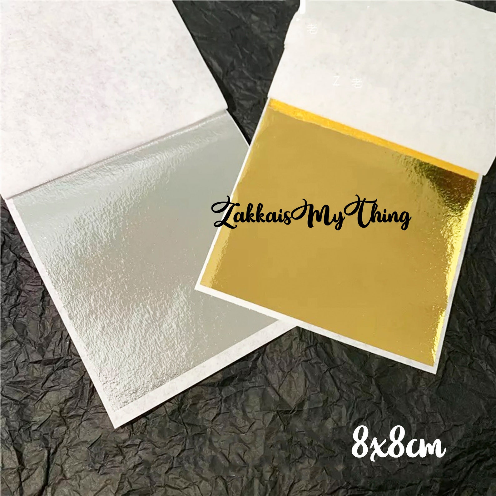 Gold Leaf Flake Gold Foil Paper Flakes Silver Leaf Flakes Etsy