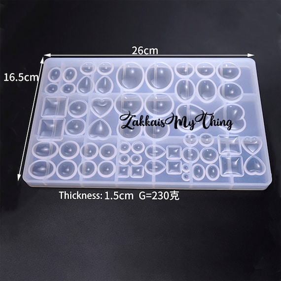  Heart Resin Keychain Molds, Silicone Mold for Epoxy Resin, 13  Cavity : Tools & Home Improvement