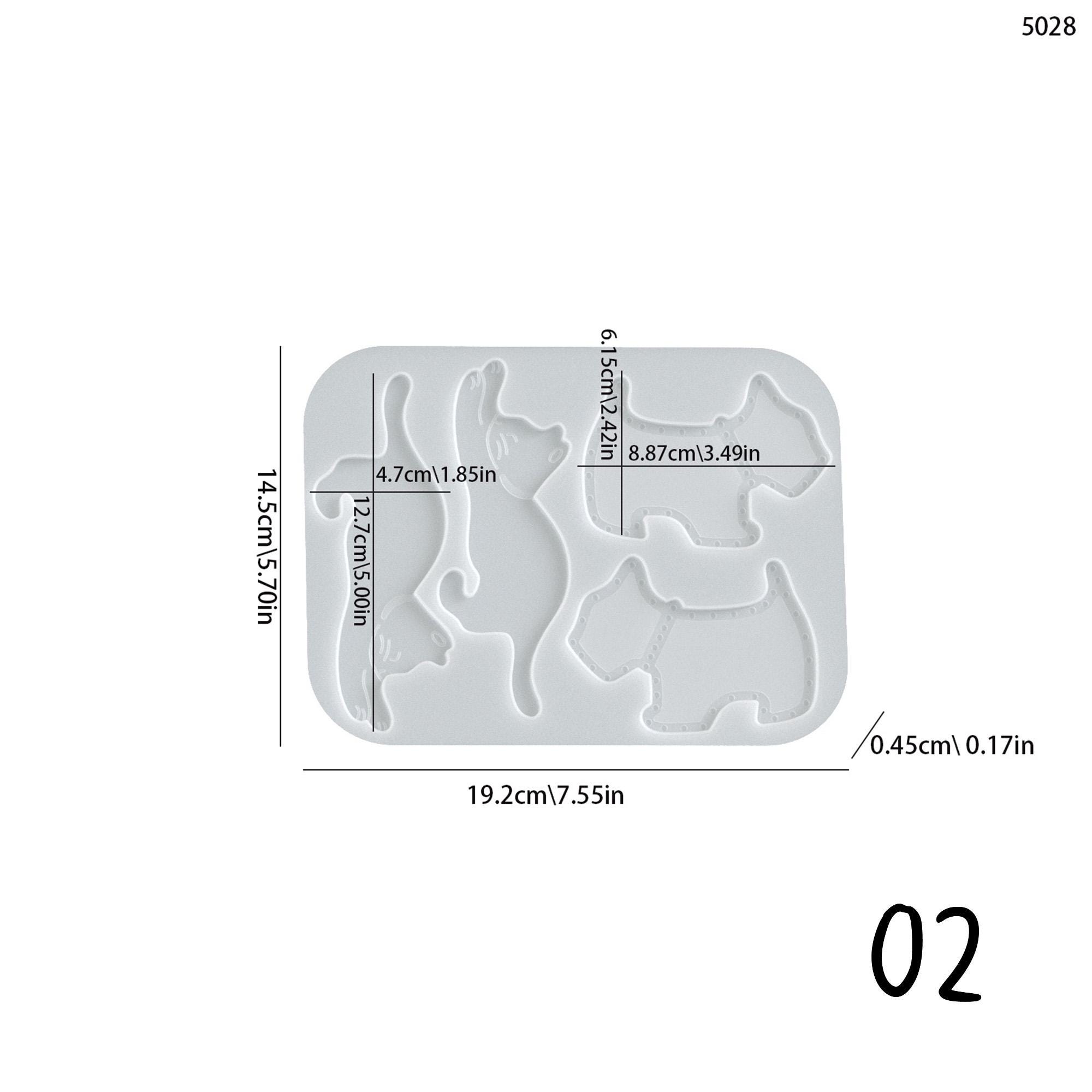Hair Grip Resin Molds, Barrette Mold, Silicone Mold for Resin