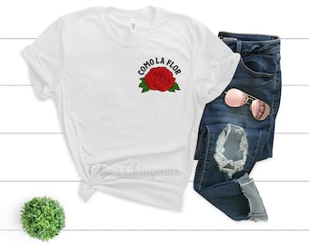 Como La Flor Shirt Selena Quintanilla T-Shirt Women's Unisex Fit, White Selena Top S M L XL 2XL