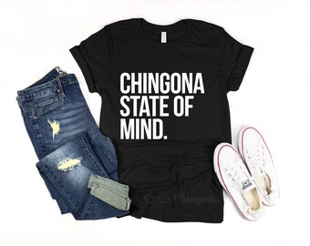 Chingona Shirt, Chingonas Women's T-Shirt, Black Chingona Top, Scholar Chingona Gift, Chingona Mujer Tee S M L XL 2XL