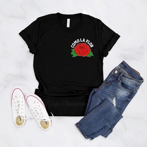 Como La Flor Shirt Selena Quintanilla T-Shirt Women&#39;s Unisex Fit, Black Selena Top S M L XL