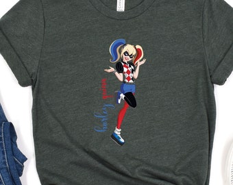 harley quinn shirt etsy