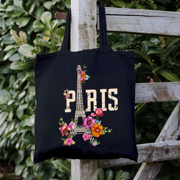 Paris Tote Bag, Eiffel Tower Tote Bag, France Tote Bag, Eiffel Tote Bag, Traveler Tote Bag, Paris Bag, I Love Paris Bag, France Theme Bag