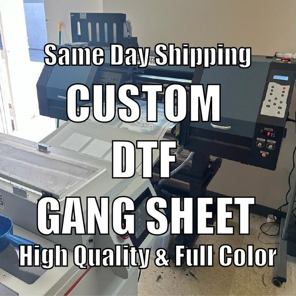 DTF Transfer, Custom DtF Transfer, Heat Press Transfer, Screen Print Transfers, Direct To Film, Heat Transfer Designs, Ready To Press, Dtf