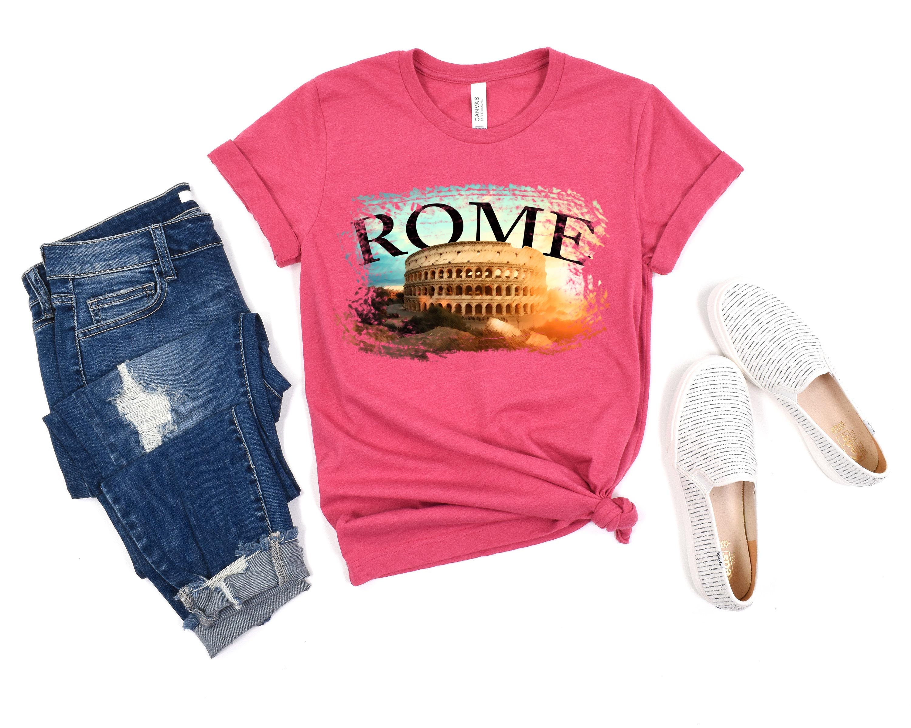 Colosseum Rome Shirt Ancient Rome T-Shirt Family Vacation | Etsy