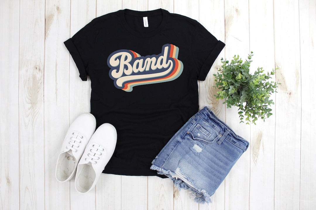 Band Tshirt Retro Band Shirt Vintage Band Apparel Tee Gift Etsy