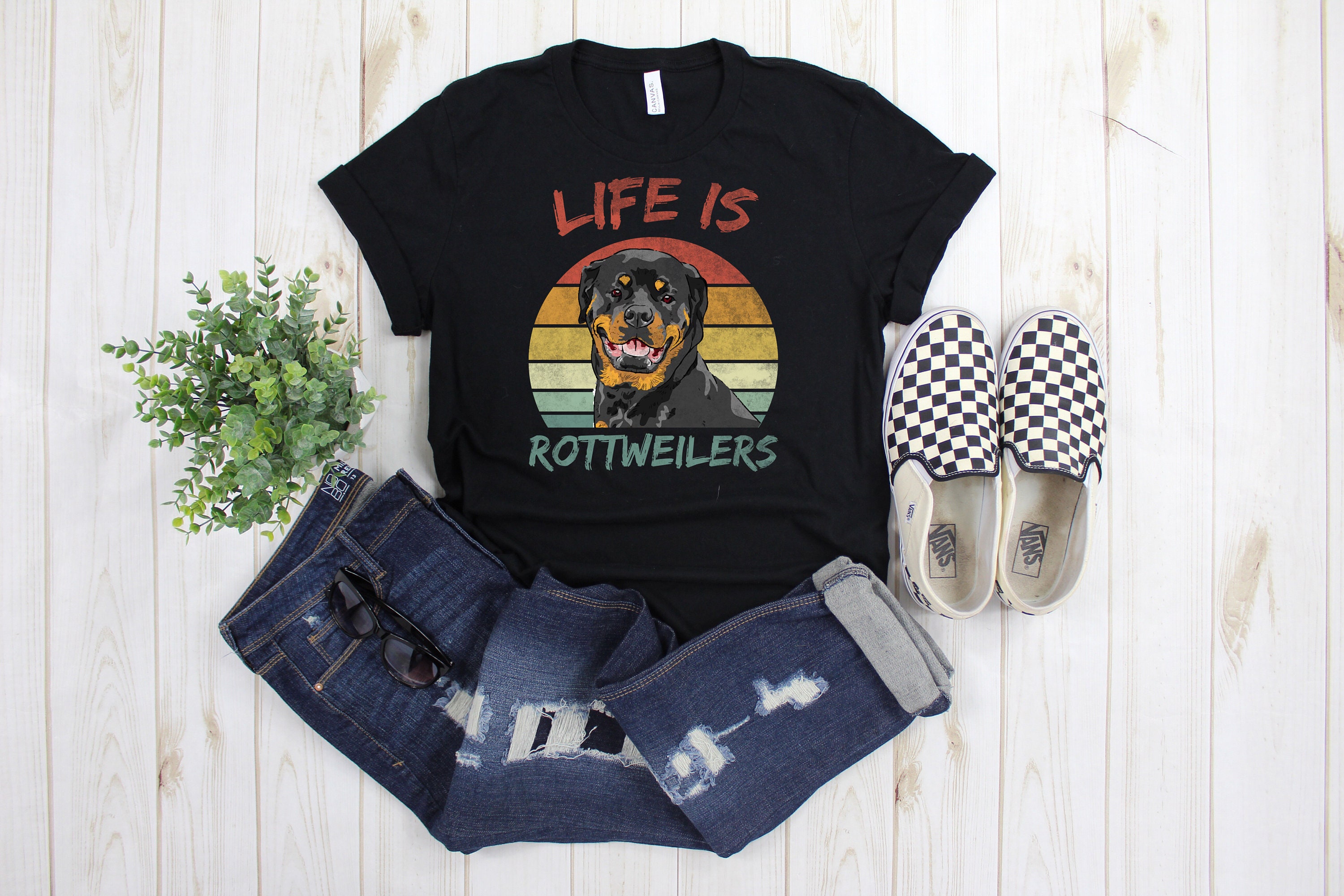 Discover Life s Rottweilers T-Shirt - Rottweiler Retriever Tee - Gift For Animal Lovers - Rottweiler Dog Lover Tee -Gift For Rottweiler Owner Shirt