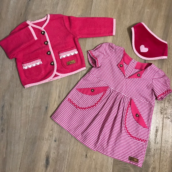 Trachtenkleid für Babys Gr. 80