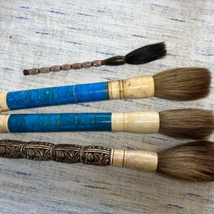 Chinese Calligraphy Sumi Brush Writing/painting Set, Japanese Painting  Drawing Brushes.chinese Custom Seal With Your Name Hand Engraved. 
