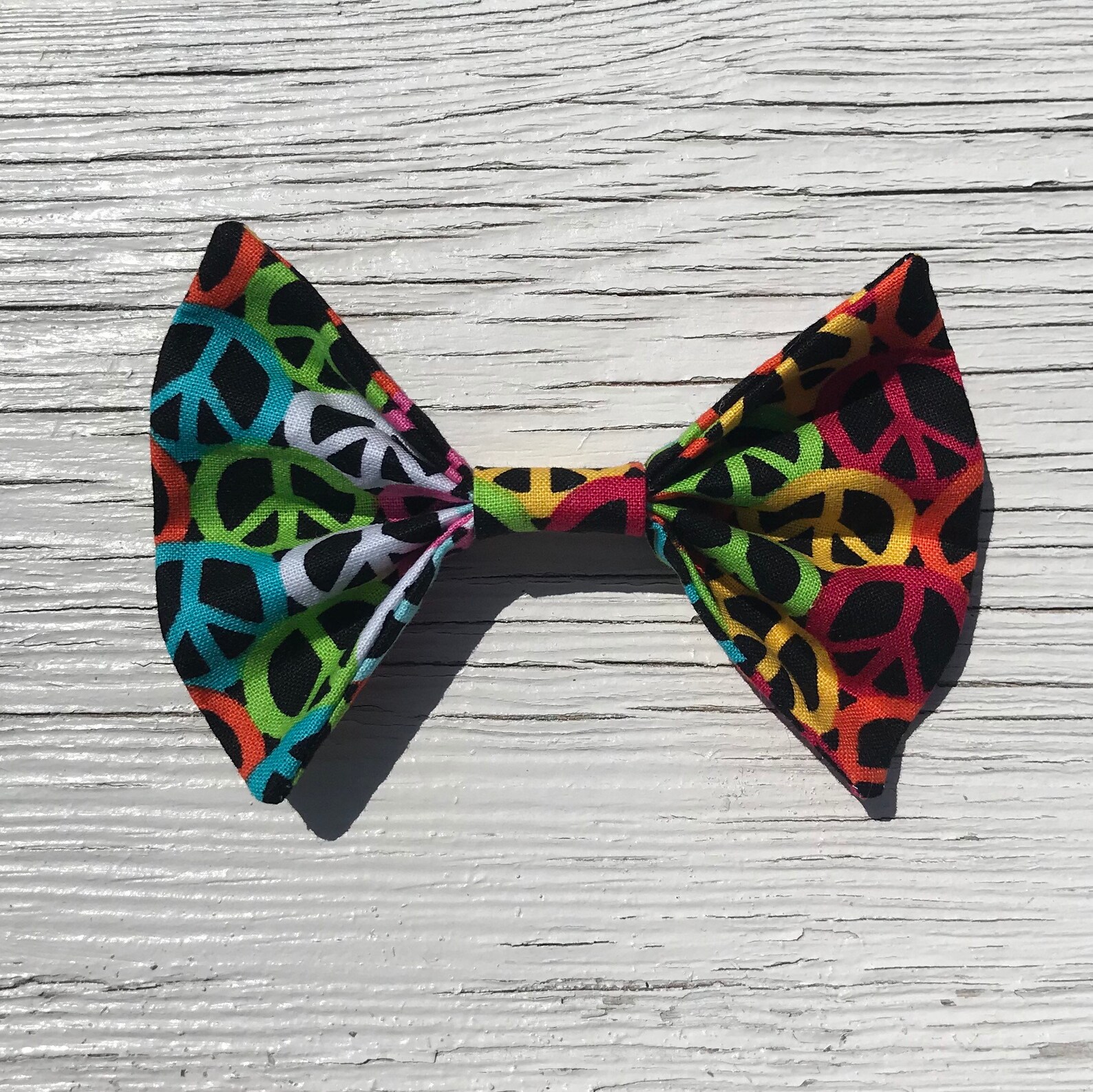 Frieden Zeichen Hund Fliege &amp; Haar Schleifen. Süße Hund Etsy