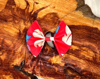 Red Lilo & Stitch Dog Bow Tie, Hair Bows and Neck Ties