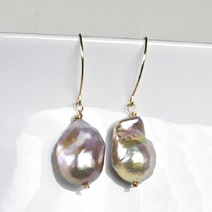 Baroque Pearl Earrings - Pearl Earrings