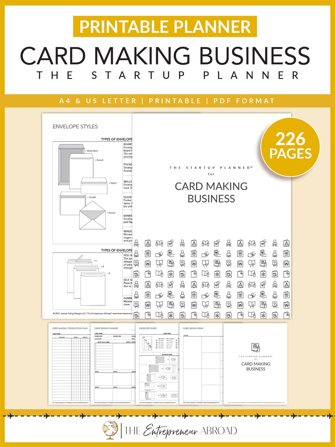 Card Making Business the Startup Planner Printable Arts Etsy