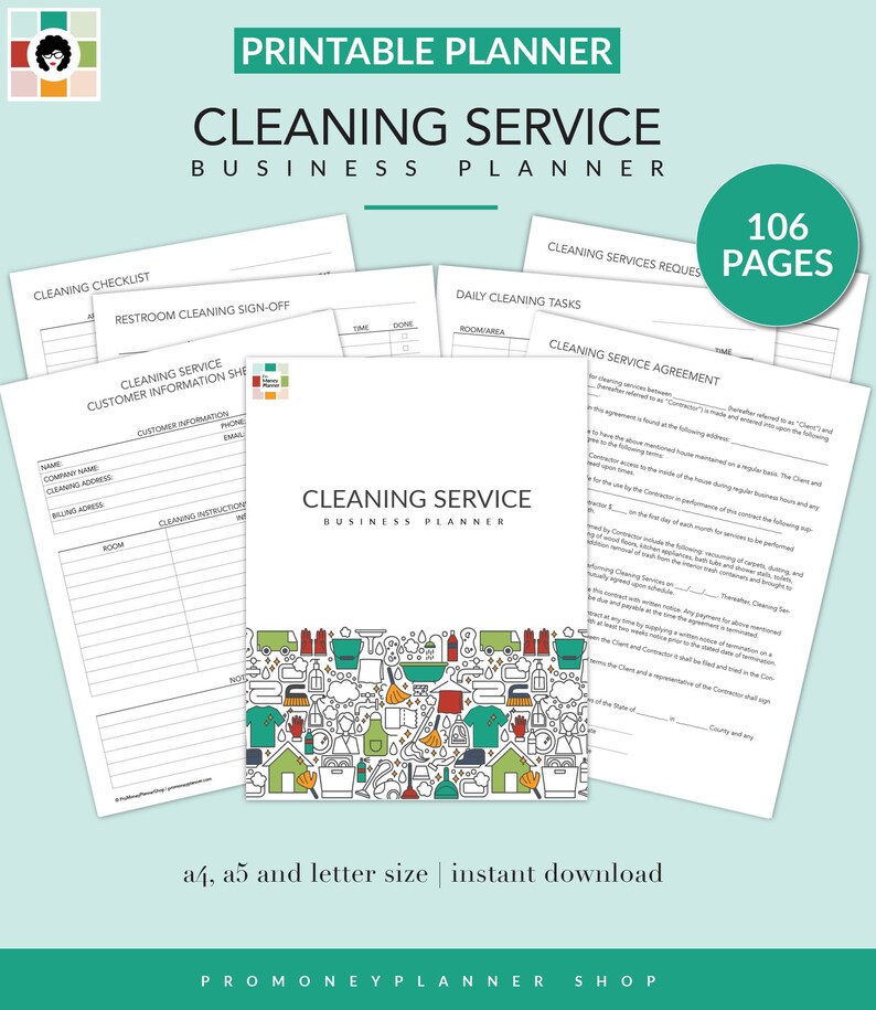 Cleaning service business plan examples image