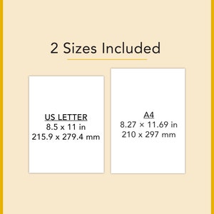 May include: Two sizes of paper are shown: US Letter, 8.5 x 11 inches, 215.9 x 279.4 millimeters, and A4, 8.27 x 11.69 inches, 210 x 297 millimeters. The text "THE Entrepreneur ABROAD" is at the bottom of the image.
