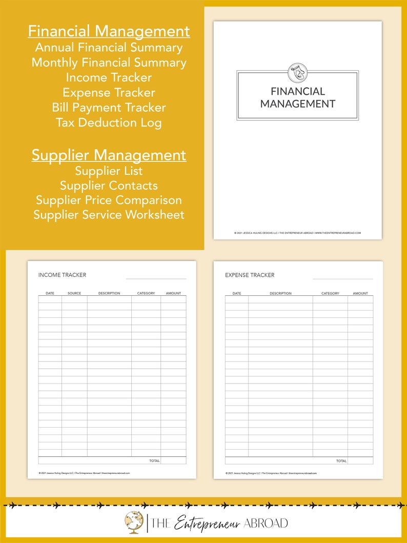 Bakery Business Planner Printable Bakery Order Form Home Bakery
