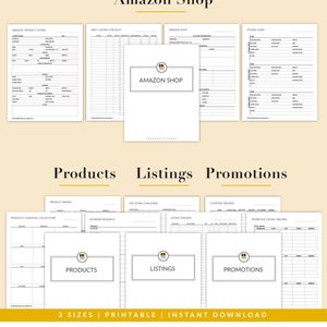Amazon Seller Business Planner Printable Online Seller | Etsy