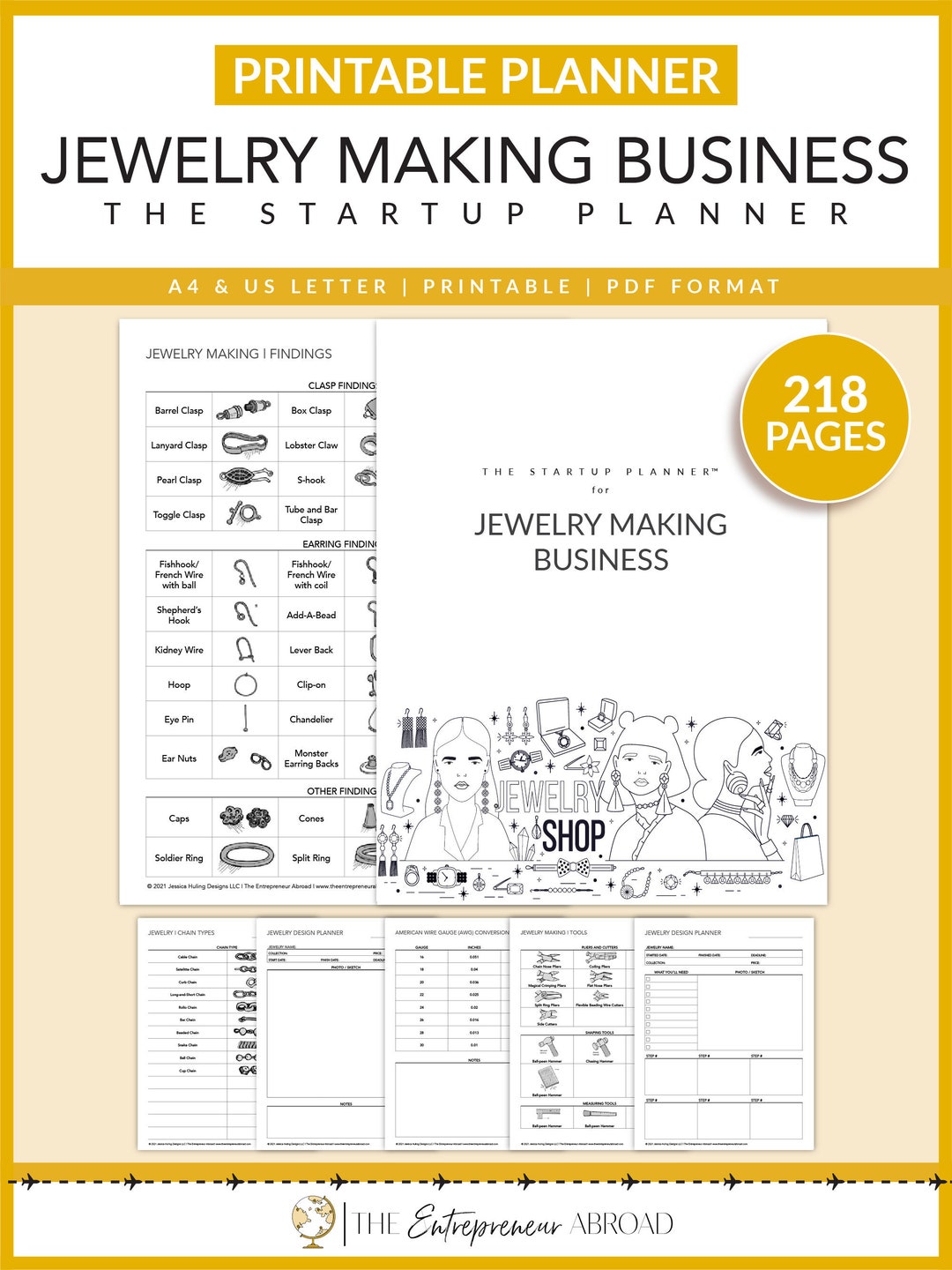 Startup　New　Etsy　Making　Printable　Zealand　the　Business　Jewelry　Planner