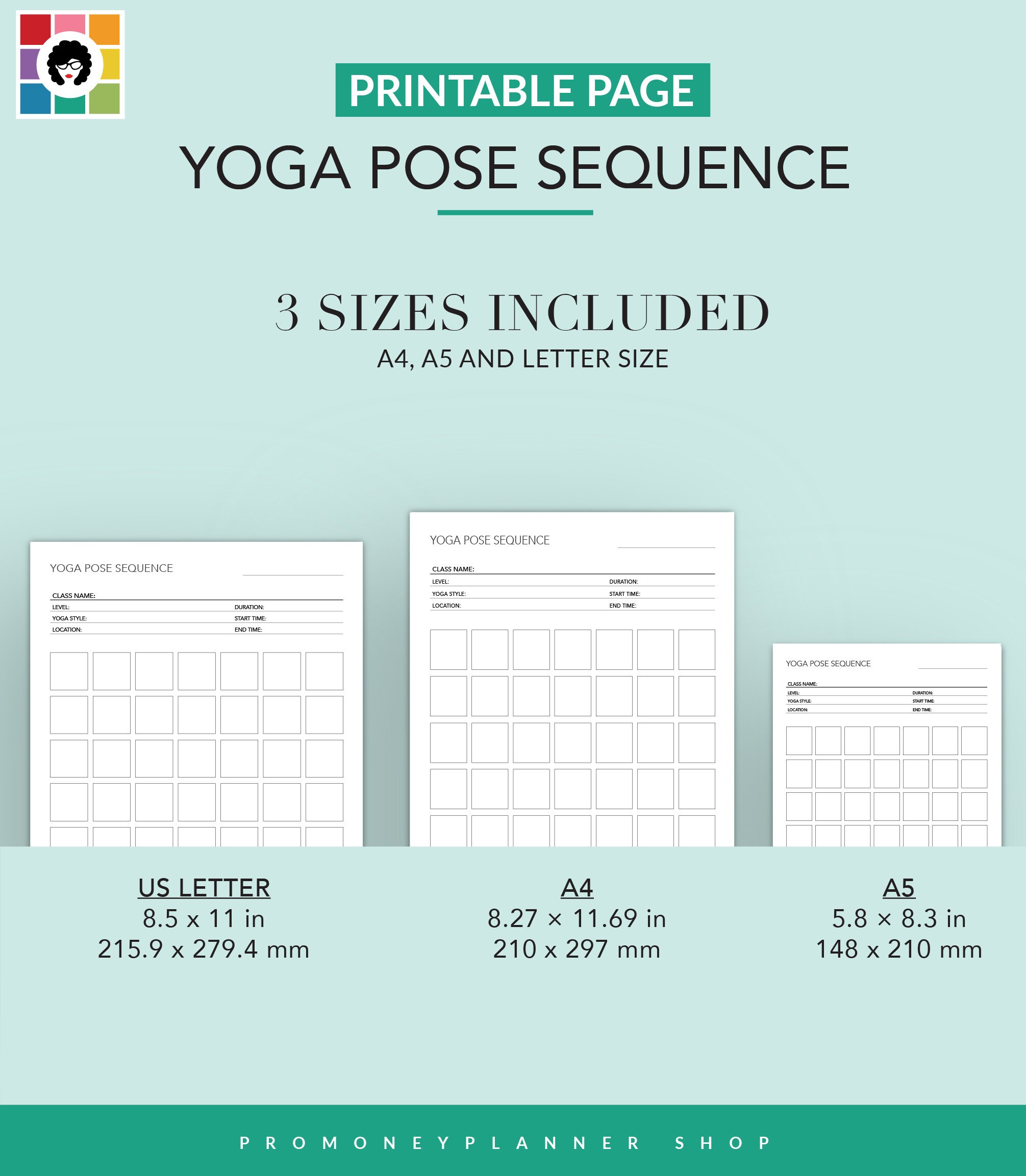 Yoga Pose Sequence Yoga Instructor Planner Yoga Pose Sequences - Etsy