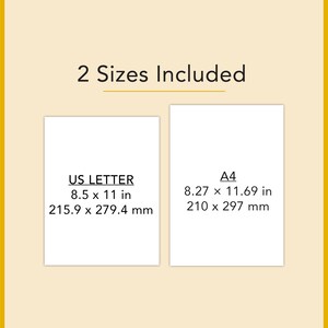 May include: Two sizes of paper are shown: US Letter, 8.5 x 11 inches, 215.9 x 279.4 millimeters, and A4, 8.27 x 11.69 inches, 210 x 297 millimeters. The text "THE Entrepreneur ABROAD" is at the bottom of the image.