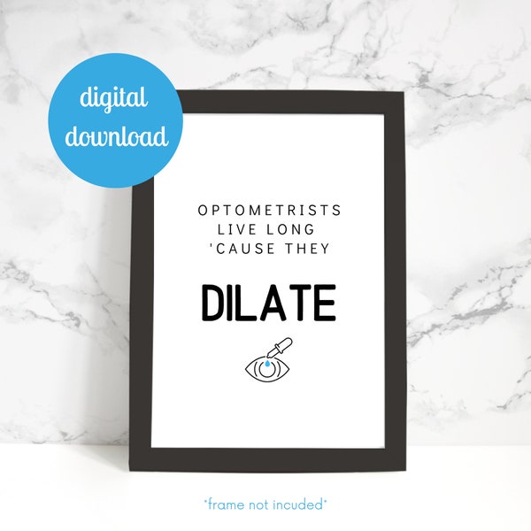 Optometry Wall Art Etsy