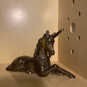 Solid brass unicorn