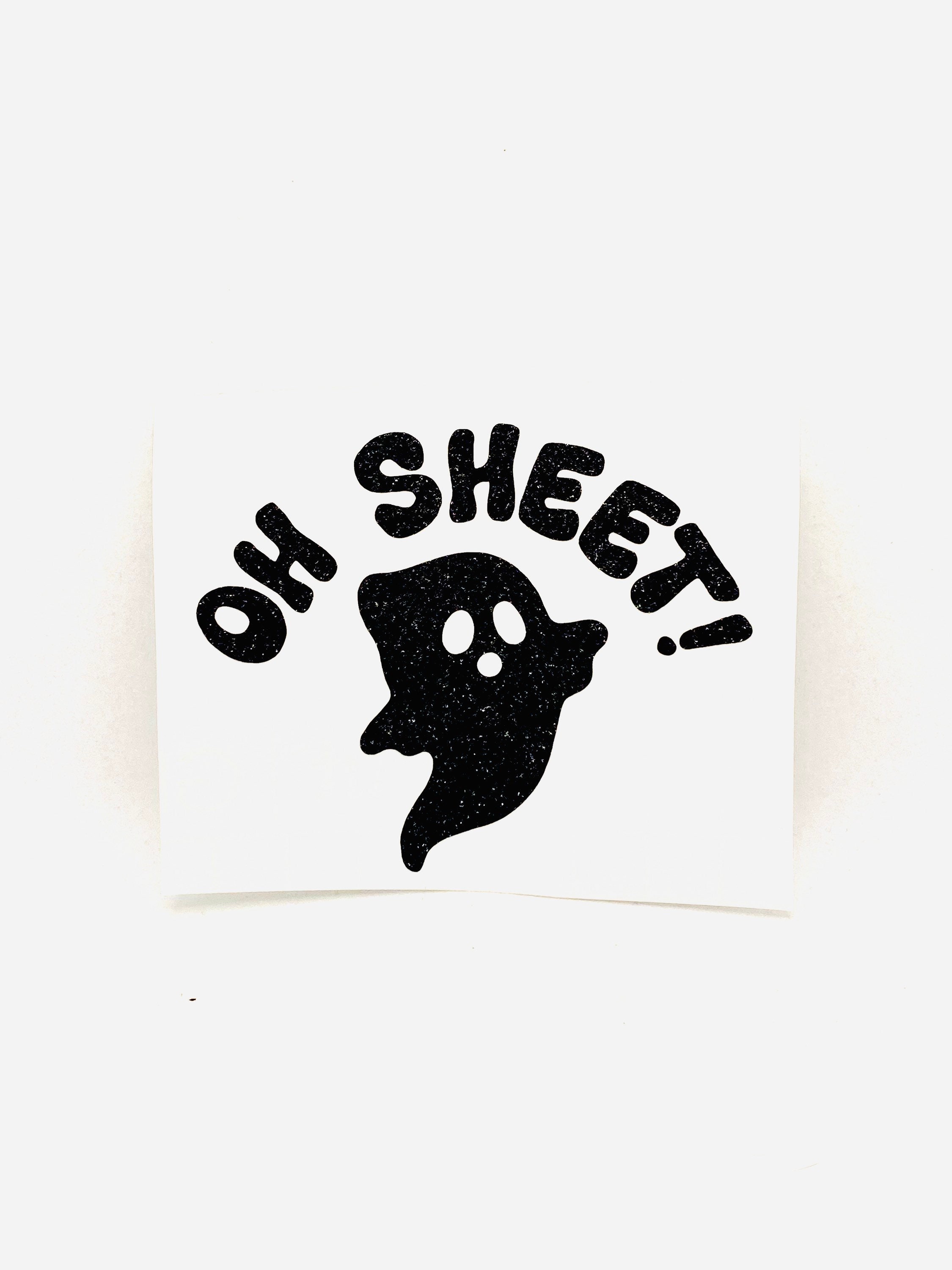 Spooky Babe Ghost Vinyl Decal Ghost Face Ironon Ghost Etsy