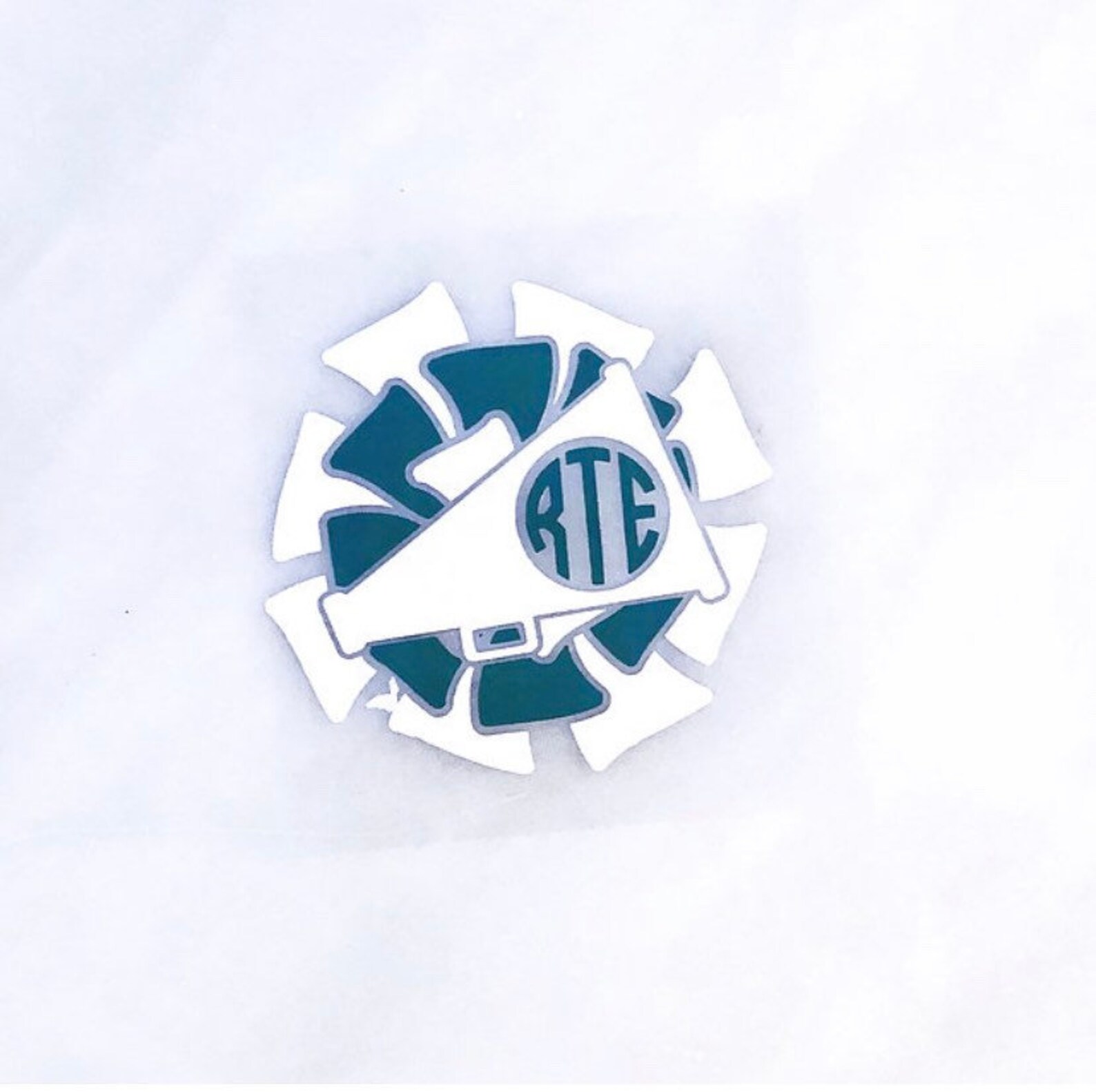 Personalized Megaphone and Poms Vinyl Decal Self Adhesive & Etsy