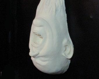 Life size Norris 3/4 Head prop from The Thing unpainted Blank