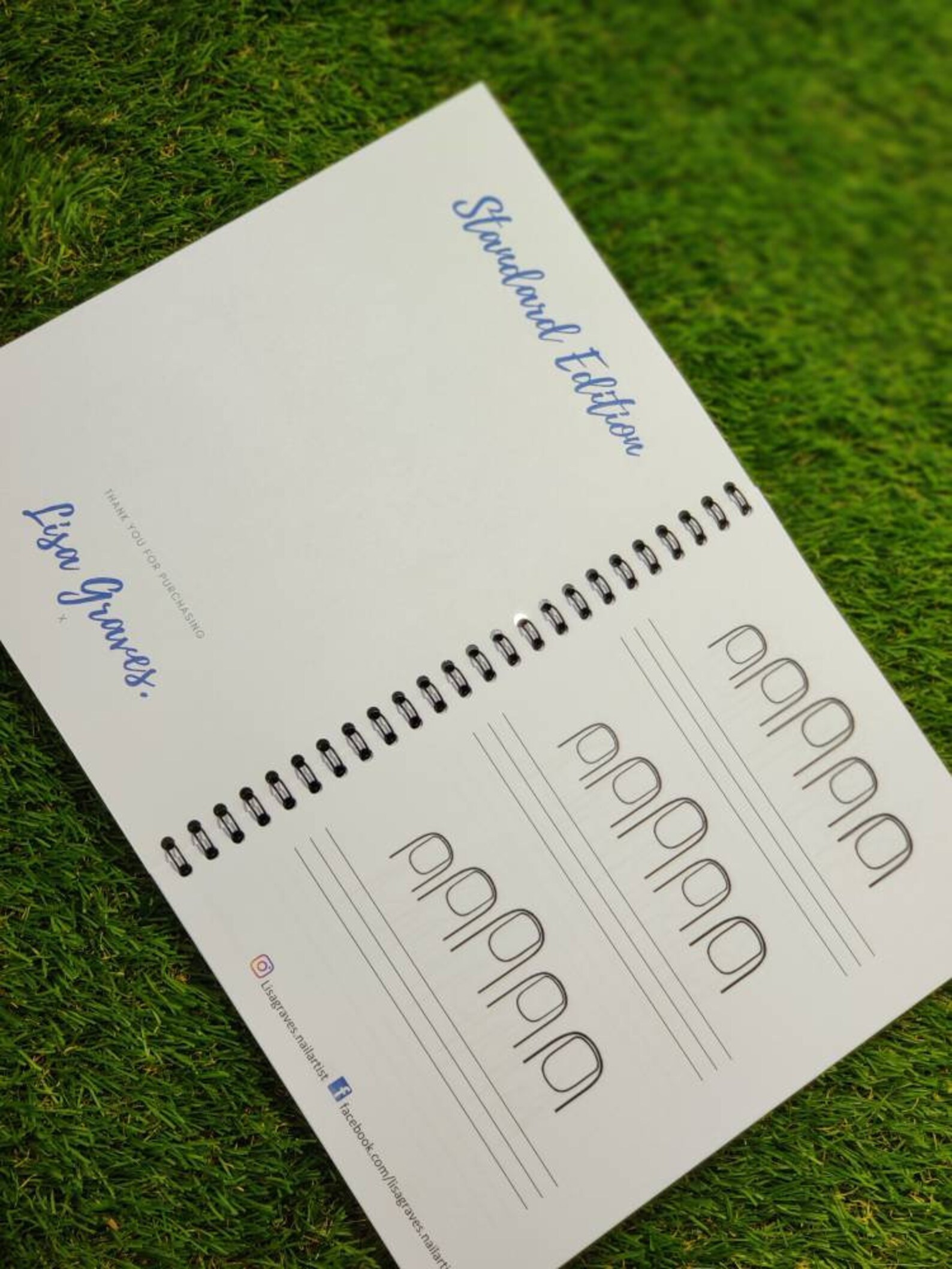 Nail designs sketch book Standard Edition Etsy