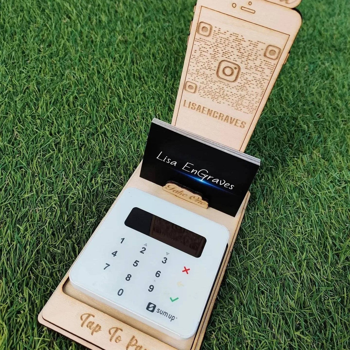 Sumup POS. Sum Up. Izettle. Card Reader Holder. Business Card Etsy UK