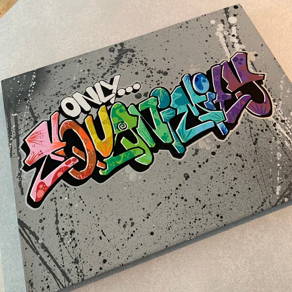 Graffiti Art Canvas Etsy UK