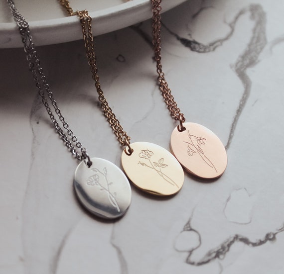Stainless Steel Round Shaped Locket Style Statement Party Wedding Pendant Necklace
