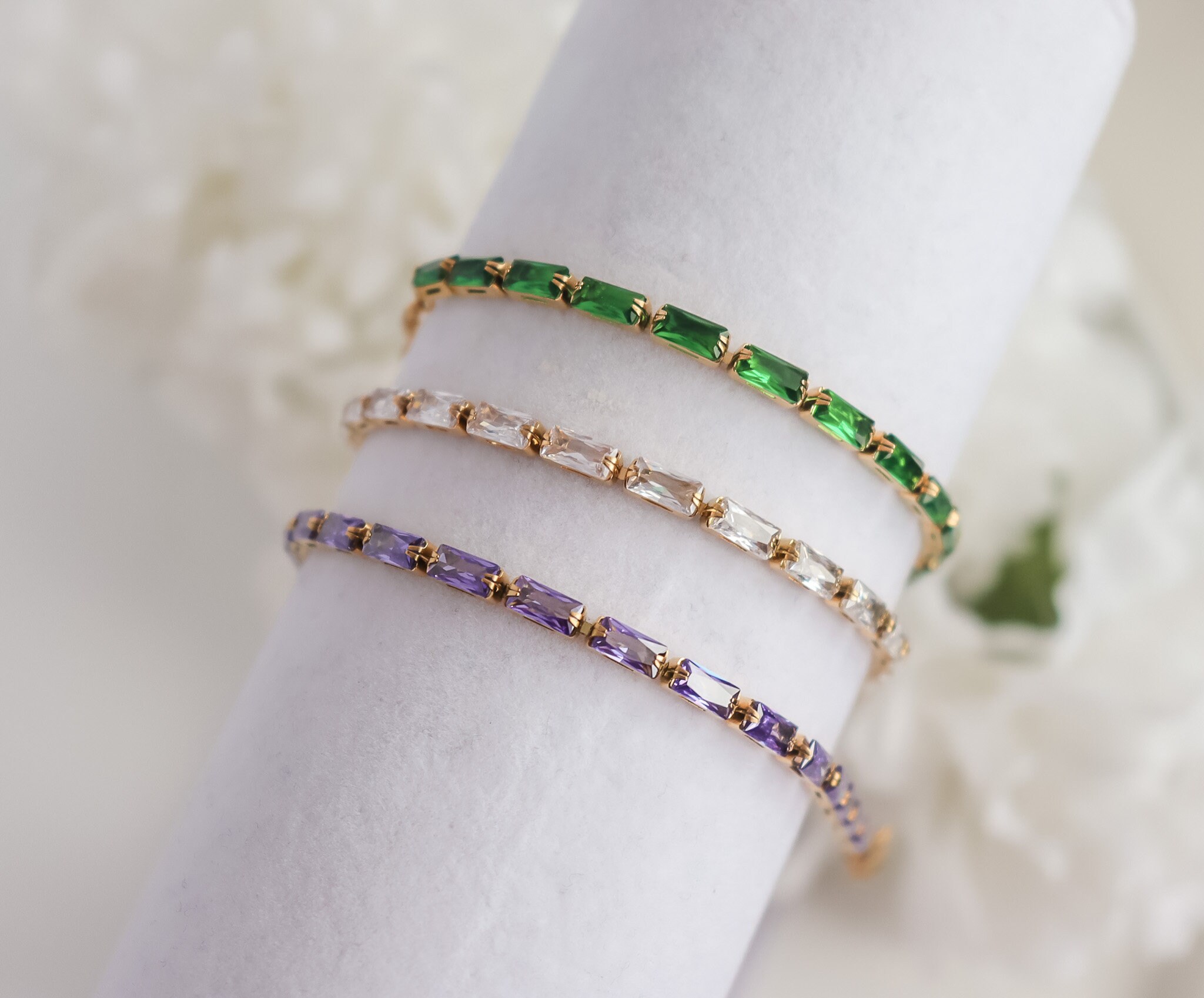Fake gold on sale tennis bracelet