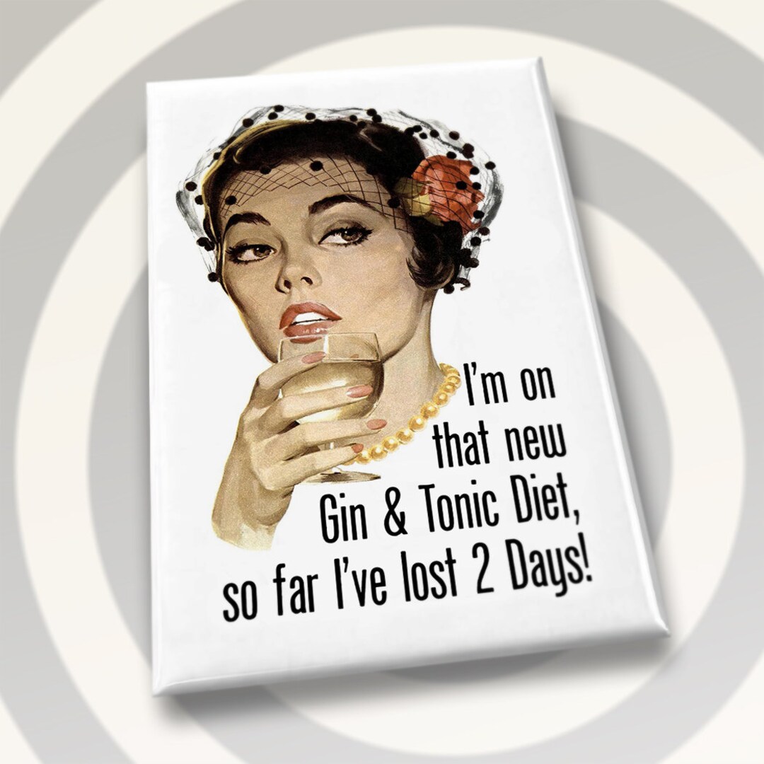 Segno di metallo Gin & Tonic | Targhe vintage in metallo da collezione