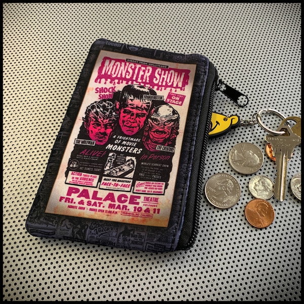 Hollywood Monsters Coin Purse Pink