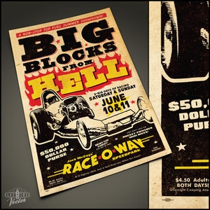 Big Blocks From Hell Poster