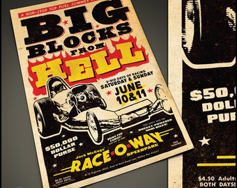 Big Blocks From Hell Poster