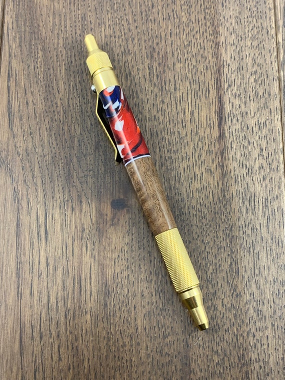 American Patriot Brass Click Pen