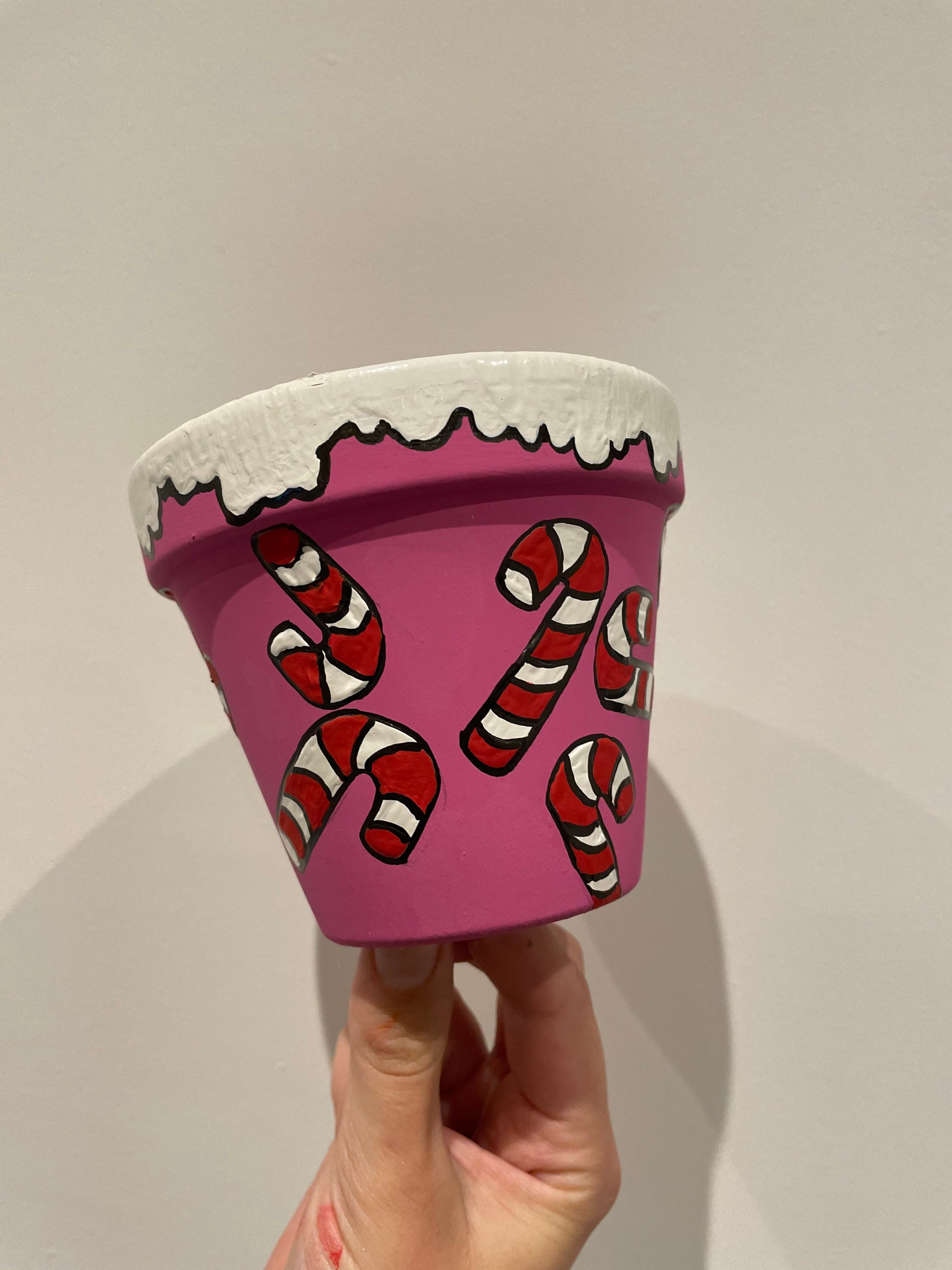 Christmas Plant Pots - Etsy UK