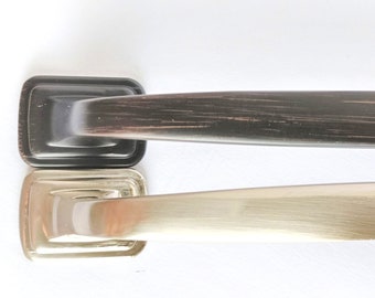 HandleMax 6" Kitchen Cabinet Handle Pull knob HM45, Satin nickel, Oil Rubbed Bronze