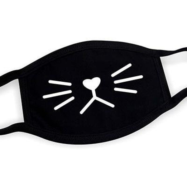 Cat Face Mask Etsy