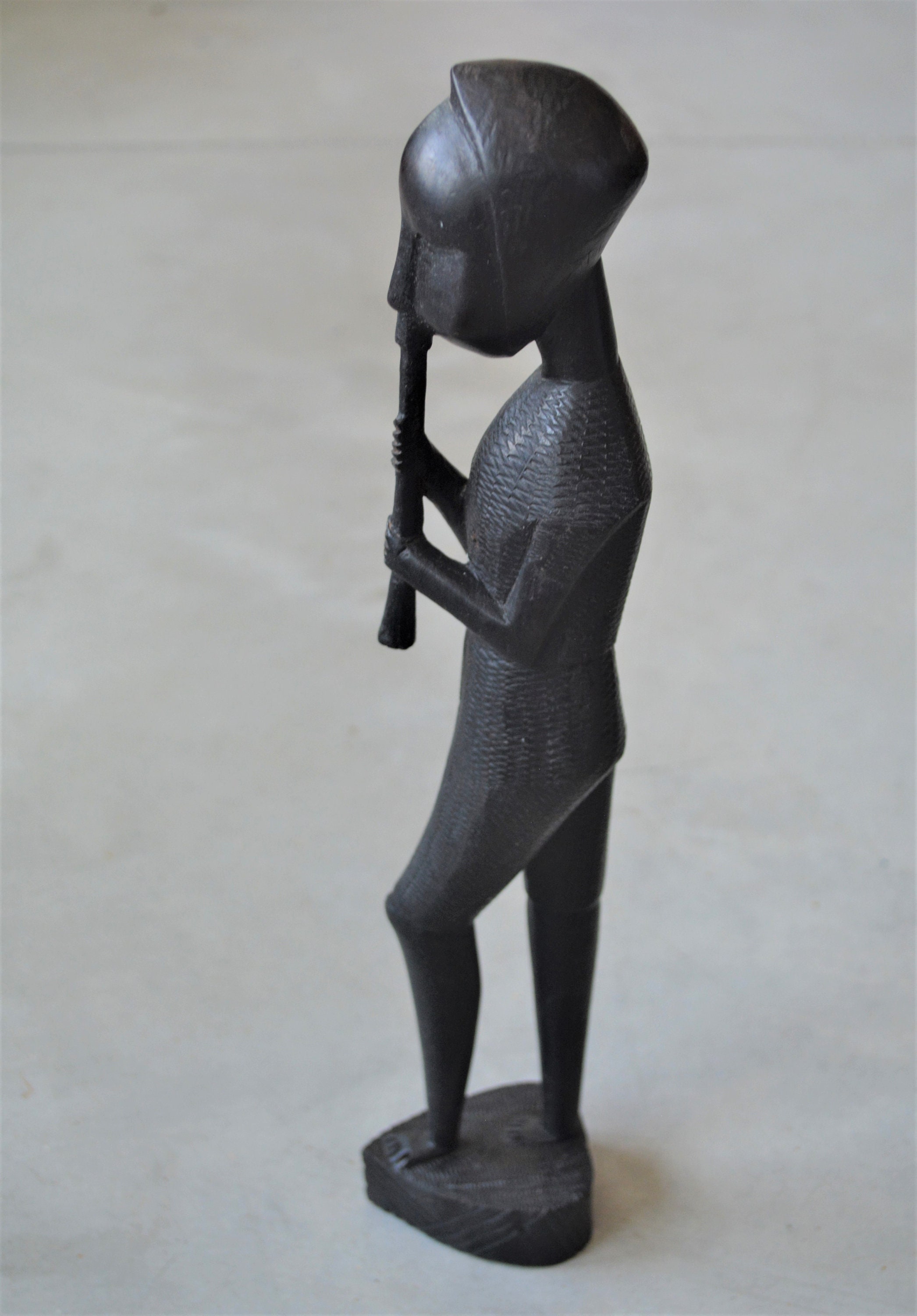 African Flutist Statuette Etsy