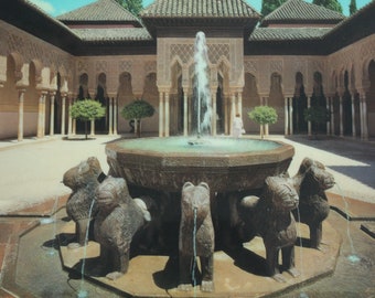 Framed Fountain Plaque