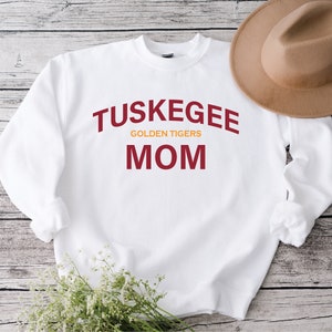 Tuskegee Golden TIGERS MOM Svg, Tuskegee University Svg, HBCU Svg, Cut Files, Svg Files for Cricut, Silhouette cut files.