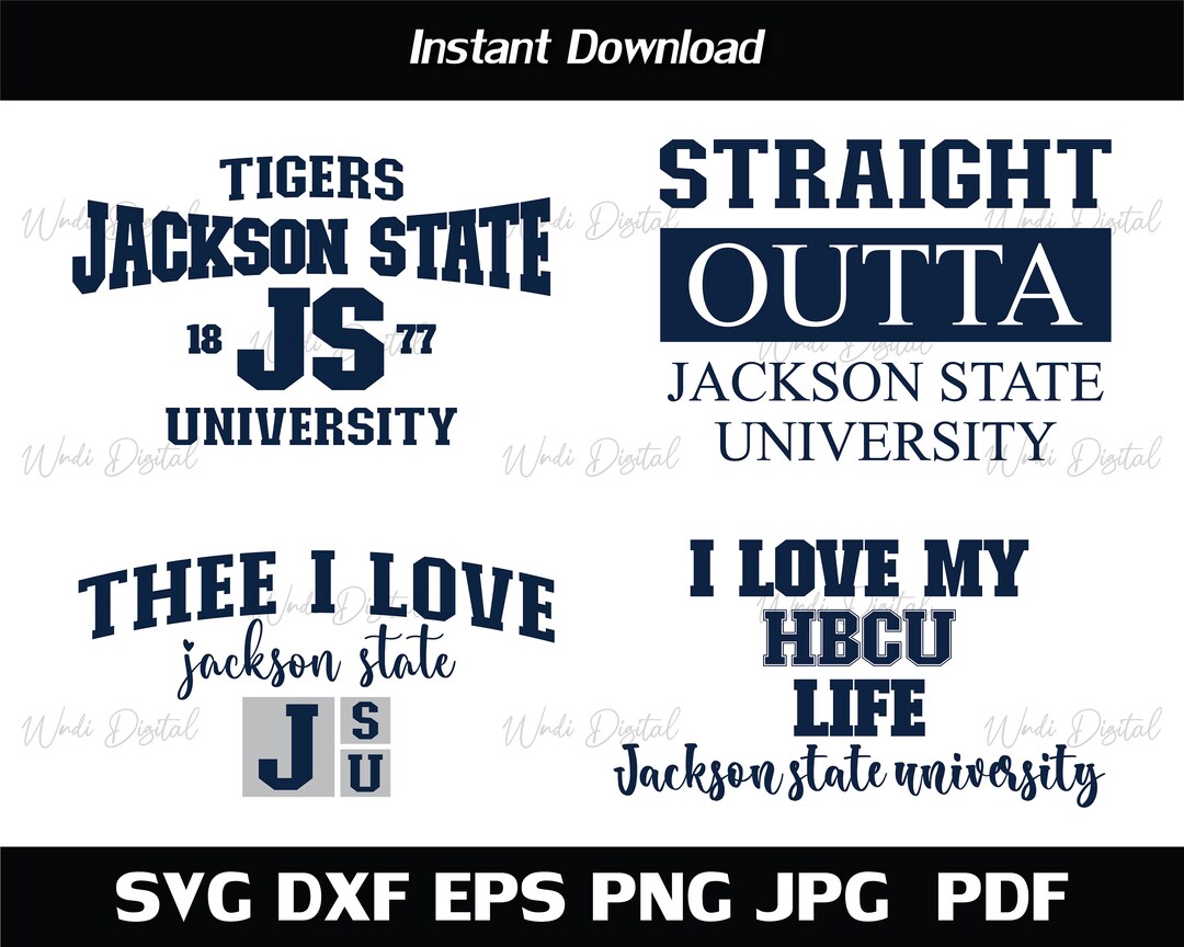 Jackson State University 1877 Svg Straight Outta Jsu Svg Etsy Norway